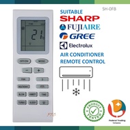 Sharp Gree Fujiaire Electrolux 1HP Air Cond Aircond Air Conditioner Remote Control SH-OFB