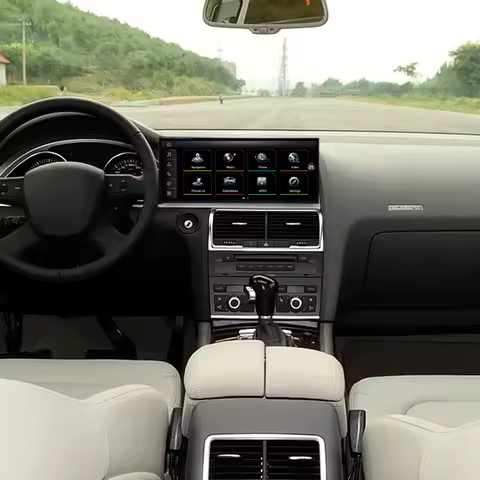 Android 14.0 12+256G CarPlay 15.8Inch Touch Screen Car Stereo For Audi Q7 4L 2005-2015 Car GPS Navi 