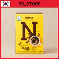 EMART NO BRAND Cafe N Black Instant Coffee 100 Sticks Authentic Korean Zero Sugar Daily Americano