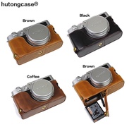 Pu Leather Camera Bag Body Case For Fujifilm X-H2S X-S10 X-E4 X100V XF10 X-T30 II X-T20 X-T4 X-T200 