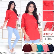 Ah - 1012 Blouse Crepe yaguart fit to L-XL LD92cm PJ75cm