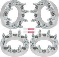 SCITOO 4Pcs 8x6.5 to 8x170 Wheel Adapters 1.5 inch Bore 126mm Studs 9/16" 8 Lug Wheel Spacers No Hub