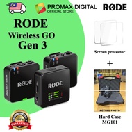 Rode Wireless GO III (Gen 3) Dual-channel Wireless Microphone System 2TX+1RX 32 bit float record