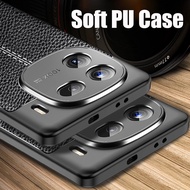 For Vivo IQOO 12 / IQOO 12 Pro ShockProof Rubber Slim TPU Leather Back Case Cover