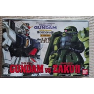 1996 HG Bandai Mobile Suit Gundam: The 08th MS Team RX-79 Gundam VS MS-06J Zaku II