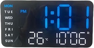 Vortex 6659 Automatic DST adjustment, large LED display, shows time, date, and temperature, night li