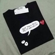 Men M Japan CDG PLAY Tee shirt Decaf