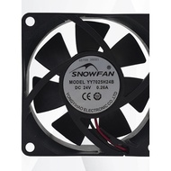 SNOWFAN 7CM 7025 Durable Double Ball Industrial Cooling Fan 24V DC Fan YY7025H24B