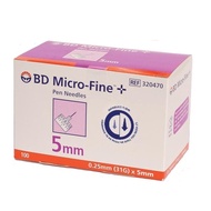 . BD Micro-Fine + Pen Needles 0.25mm (31G) x 5mm [100s]