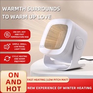 Electric Fan Heater 800W Portable For Home Destop Office Living Room Bedroom PTC Ceramic Rapid Heati