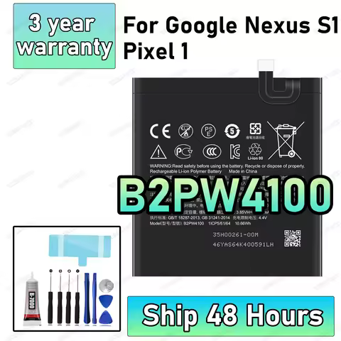 100% New High Quanlity B2P4W100 Battery For HTC Google Pixel 1/ Nexus S1 Mobile Phone Battery+Free T