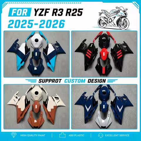 Fit for YZF R3 R25 2025 2026 25 26 High Quality Fairing Kit Multiple Designs Injection Molded Fairin