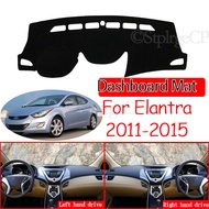 Anti-Slip Mat Dashboard Cover Pad Sunshade Dashmat Anti-UV Accessories for Hyundai Elantra 2011 2012