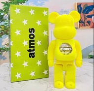 Atmos x Bearbrick 招財 招財黃色400%