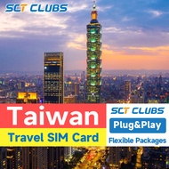SCT Taiwan SIM Card High-Speed Internet 5-30days Daily 4GB Data Unlimited Taiwan Travel Data SIM Car