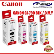 ORIGINAL Canon GI790 Ink Refill GI-790 For G2010 G2000 G3000 G3010 G4000 G4010 - BK CMY