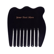 【可訂製名稱】：三合一SPA按摩減壓梳-水牛角梳