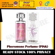 (PINK) Pheromone Perfume Sex Orgasm Body Spray for Woman/Men Attract Female Perfume Aromatic Pheromo
