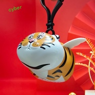 CYBERLINX Flying Tiger with Wings Keychain, Flying Tiger Plastic Flying Tiger Keyring, Bag Backpack 