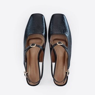 時髦方頭瑪麗珍涼鞋 | 包頭中跟設計 | 西班牙手工單鞋