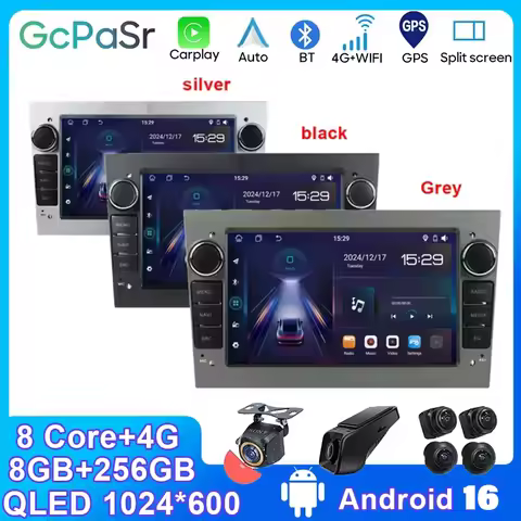 Android 15 Car Radio For Opel Astra H G J Zafira B Corsa C D Antara Vectra Vivaro GPS RDS DSP 4G Car