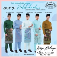 [SET 7] Baju Melayu NABIL AHMAD by JAKEL Baju Melayu Cekak Musang Baju Raya 2024 Slim Fit
