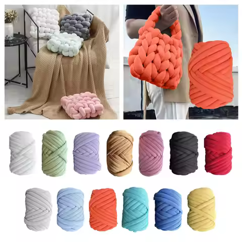 250G Chunky Yarn Jumbo Tubular Yarn for Kids Crafts Macrame Cat House