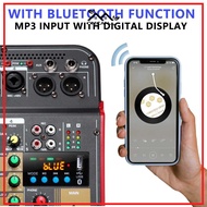 Professional 6-Channel Bluetooth Live DJ Audio Mixer