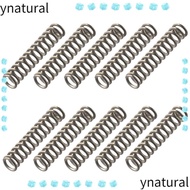 YNATURAL 10Pcs Telescopic Spring, Stainless Steel 1mm Wire Size Spring Steel Coil, Useful 6mm OD Com