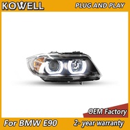 KOWELL Car Styling for BMW E90 Headlight 318i 320i 325i Headlamp i318 i320 i325 DRL Turn Signal Low 