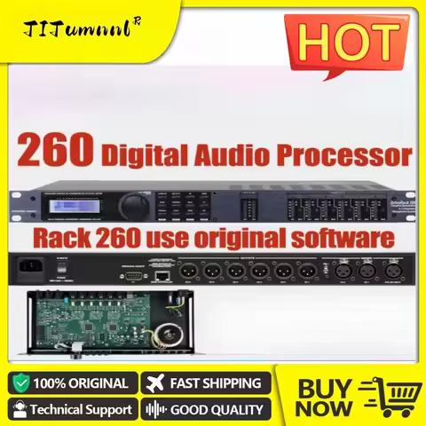 TITumnnI 260 Audio Processor Driver Rack Dbx Drivers 260 PA Processor Audio Dsp Digital Audio Speake