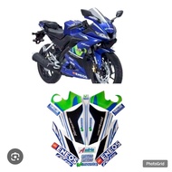 ORIGINAL YAMAHA R 15 BODY STRIPING STICKER V3 VVA MOVISTAR 2017-2018 FUL SET