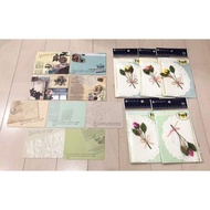Card, Letter Paper, Envelope, Letter Set, Flowers