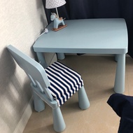 LdgKindergarten Children's Tables and Chairs Suit Plastic Table Chair Baby Study Table Li Lepao Children's Toy Table A7O