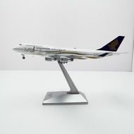 YY Wings 1/400 Singapore Airlines B747-400 9V-SMZ Alloy Airliner Model