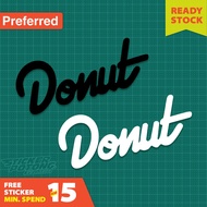 DONUT (STICKER POTONG)