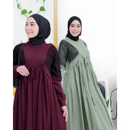 Penawaran Terbatas ARNEYVA DRESS BY YESSANA HIJAB GAMIS VISCOSE TWIL