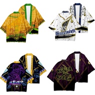 Anime Cosplay Kimono JoJos Bizarre Adventure Haori Giorno Giovanna Bruno Bucciarati Women Men yellow