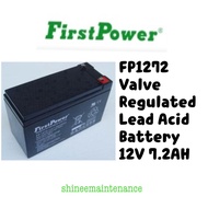 First Power Rechargeable Sealed Lead Acid Battery 12V 7.2AH - FP1272