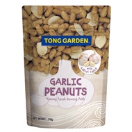 Tong Garden Garlic Peanuts 140g (Bundle of 4 packets)