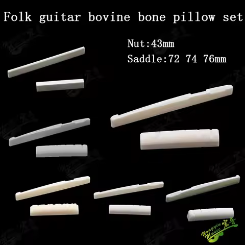 Acoustic guitar and 4 5 6 7 12String Bass guitar nut slotted, upper and lower nuts slotted in variou