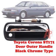Toyota Corona ST171 Door Outer Handle Front Right Black Chrome Type New Pembuka Pintu Luar