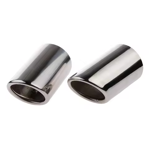 3" Diameter Muffler Exhaust Pipe Tip Direct Replace for Audi Q5/Q3/A3 Chrome