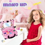 HOT DEALS 17Pcs Kids Beauty Cosmetic Toys / Girls Makeup Toys Set / Make Up Box Equipment