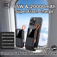 [3C & 65W Super Flash Charge] WP Powerbank[CCC] 20000mAh Fast Charging Slim Portable Power Bank