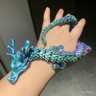 3D printed articulated dragon model full-body movable hand-made toys