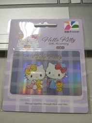 Easy Card-Hello Kitty  50TH悠遊卡-未來版(格子)2隻KT