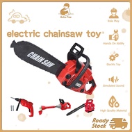 Kids Electric Chainsaw Toy Construction Tool with Realistic Sound Pretend Play Tool Toys Rotating Ch