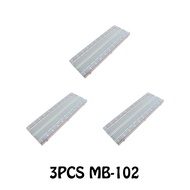 3PCS MB102 DIY Thử Nghiệm Phát Triển Chất Lượng Cao Breadboard 830 Point Solderless PCB Breadboard