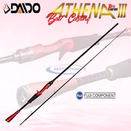 Daido Athena III BaitCasting Pro Series Solid Carbon Fishing Rod 7-15lb and 8-17lb - FUJI